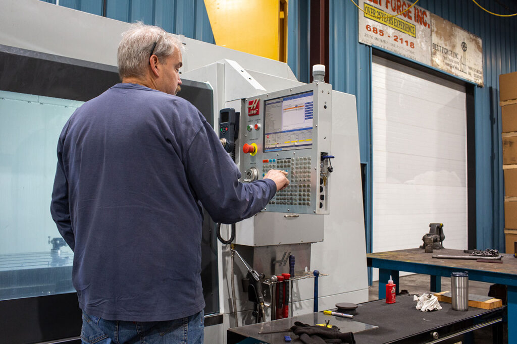 Programming to start Haas VF7